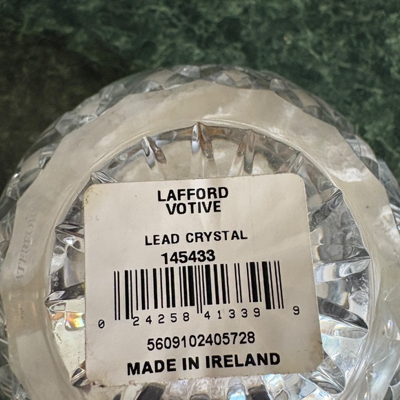 WATERFORD CRYSTAL Made in Ireland Lafford Votive Holder Style #145433 - Picture 3 of 14